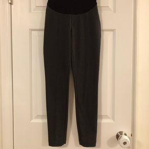 Motherhood Maternity Ponte Skinny Ankle Pants Grey